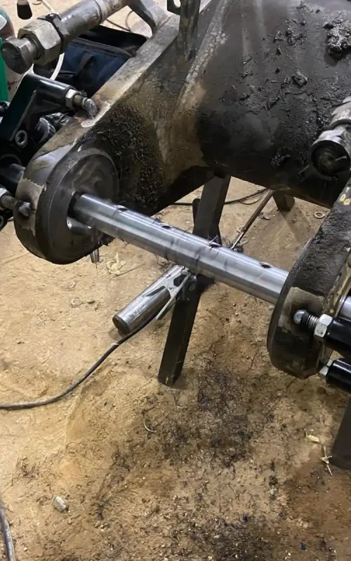 wytaczanie otworów przez mobilna wytaczarke